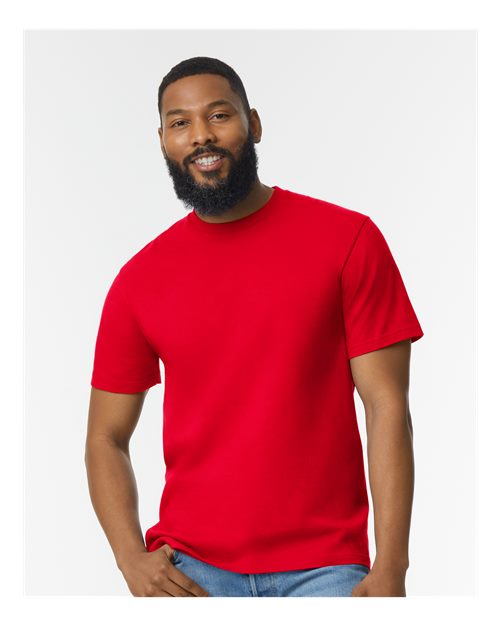 Unisex Softstyle® Midweight T-Shirt - Brown Savana
