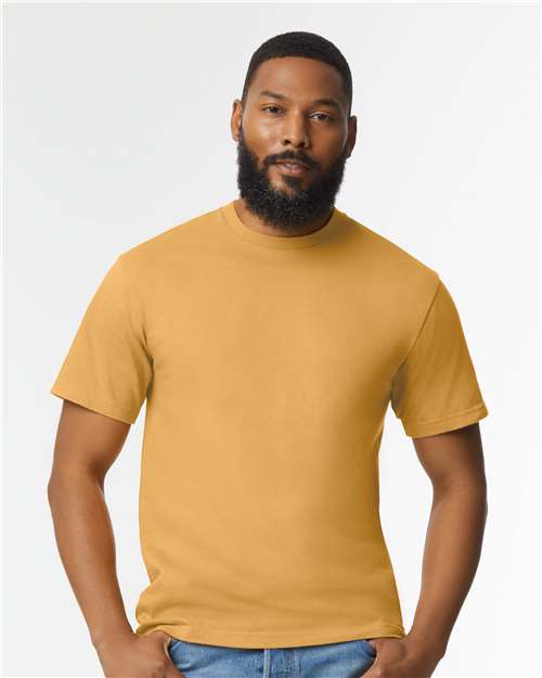Unisex Softstyle® Midweight T-Shirt - Brown Savana