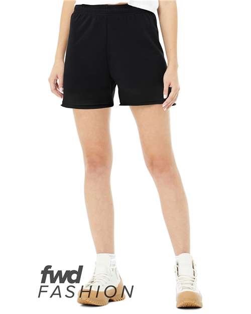 BELLA + CANVAS Women's FWD Fashion Cutoff Fleece Shorts 3797
