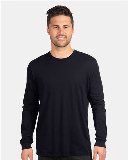 Unisex CVC Long Sleeve T-Shirt - Black