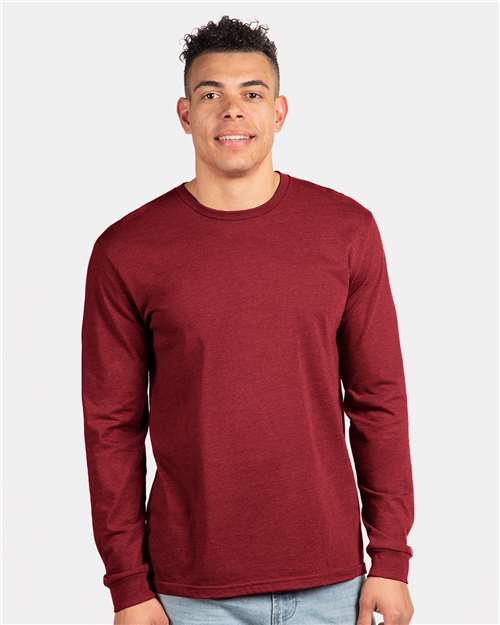 Unisex CVC Long Sleeve T-Shirt - Black