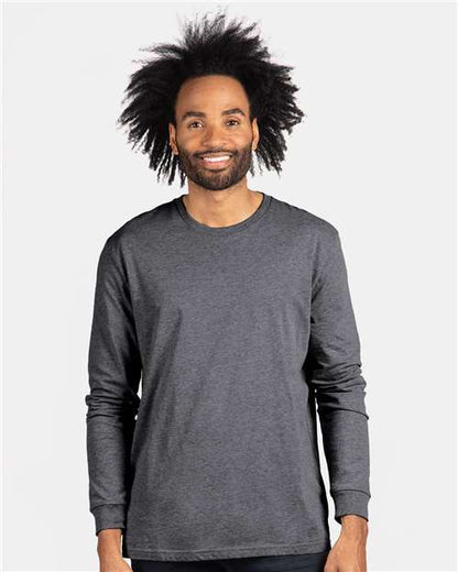 Unisex CVC Long Sleeve T-Shirt - Black