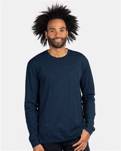 Unisex CVC Long Sleeve T-Shirt - Black