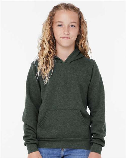 BELLA + CANVAS Youth Sponge Fleece Hoodie Sweatshirt 3719Y