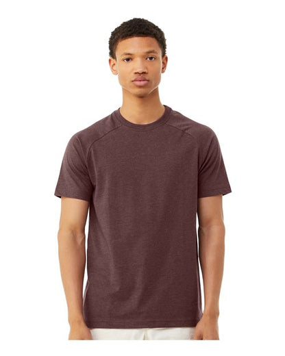 BELLA + CANVAS Men's Heather CVC Raglan Tee 3201