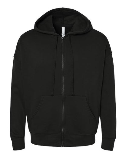 BELLA + CANVAS Unisex Sponge Fleece DTM Full-Zip Hoodie Sweatshirt 3759