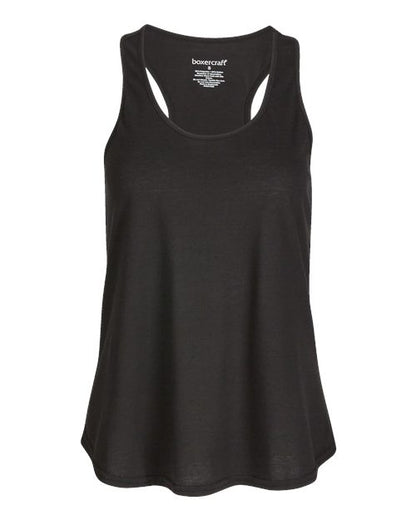Women's Essential Racerback Tank Top - Black
