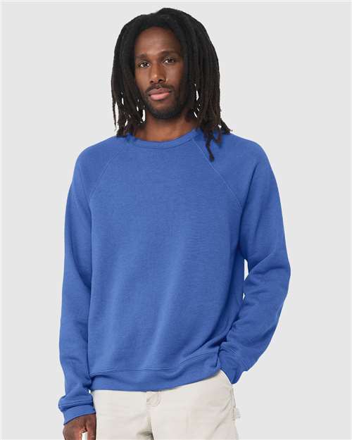 Sponge Fleece Raglan Crewneck Sweatshirt - 2XL