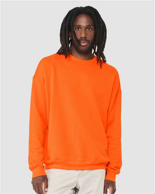 Sponge Fleece Drop Shoulder Crewneck Sweatshirt - XL