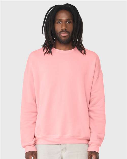 Sponge Fleece Drop Shoulder Crewneck Sweatshirt - L