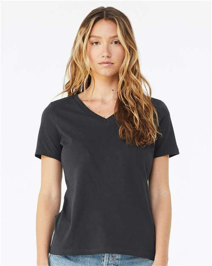 BELLA + CANVAS Women’s Relaxed Jersey V-Neck Tee 6405