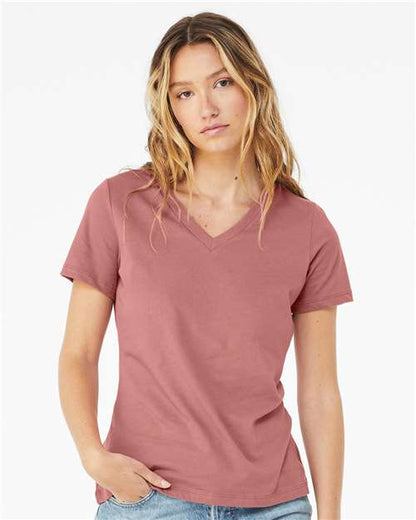 BELLA + CANVAS Women’s Relaxed Jersey V-Neck Tee 6405