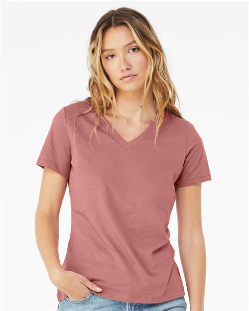 BELLA + CANVAS Women’s Relaxed Jersey V-Neck Tee 6405