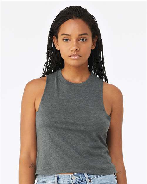 BELLA + CANVAS Women's Racerback Crop Tank 6682