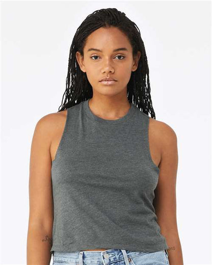 BELLA + CANVAS Women's Racerback Crop Tank 6682