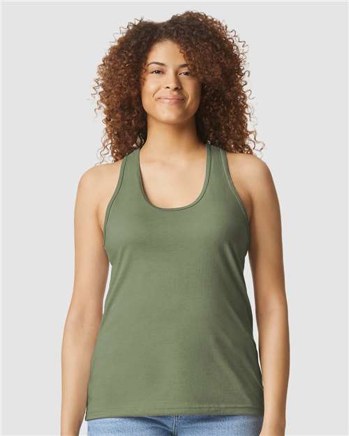 Gildan Women's Softstyle® CVC Racerback Tank Top 64220LCVC