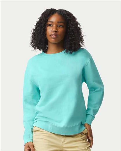 Comfort Colors Unisex Garment-Dyed Lightweight Fleece Crewneck Sweatshirt 1466