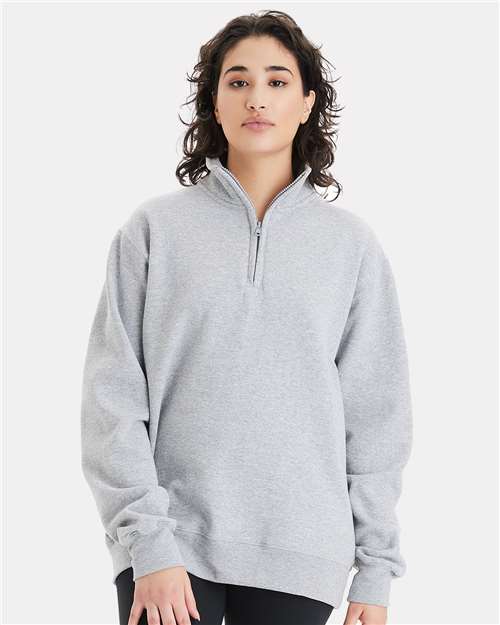Unisex Powerblend® Quarter-Zip Pullover