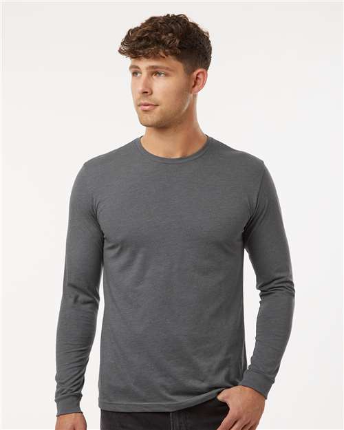Unisex CVC Long Sleeve T-Shirt - Black