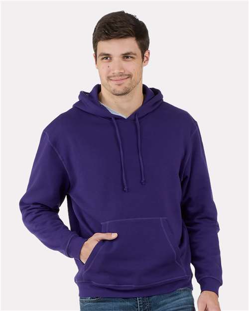 Unisex Fleece Hooded Sweatshirt - Black