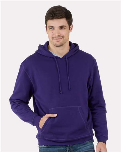 Unisex Fleece Hooded Sweatshirt - Black