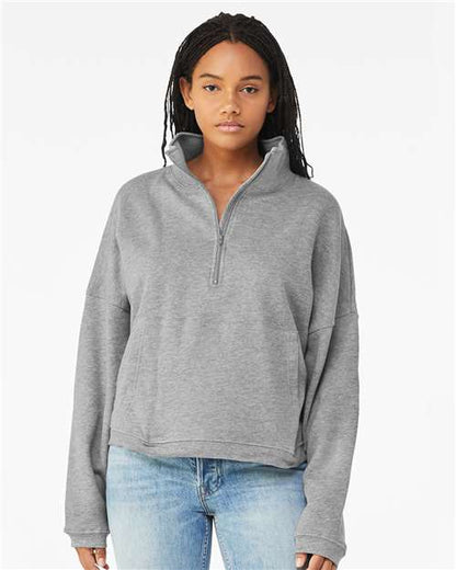 BELLA + CANVAS Women’s Sponge Fleece Half Zip Pullover 3953