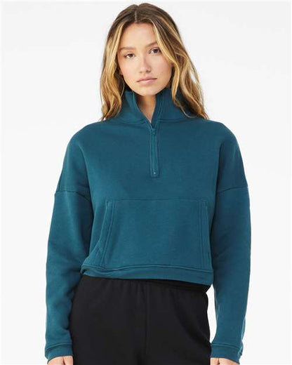 BELLA + CANVAS Women’s Sponge Fleece Half Zip Pullover 3953