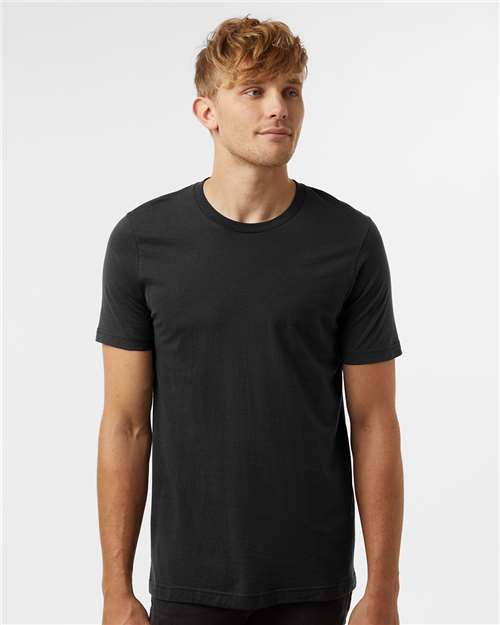 Combed Cotton T-Shirt - Black