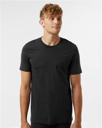 Combed Cotton T-Shirt - Black