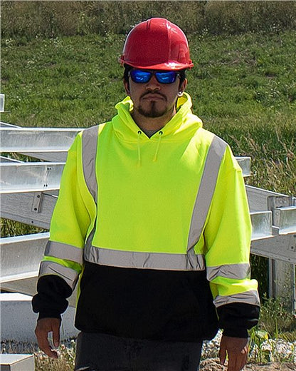 Kishigo Unisex Hi-Vis Hooded Sweatshirt JS154