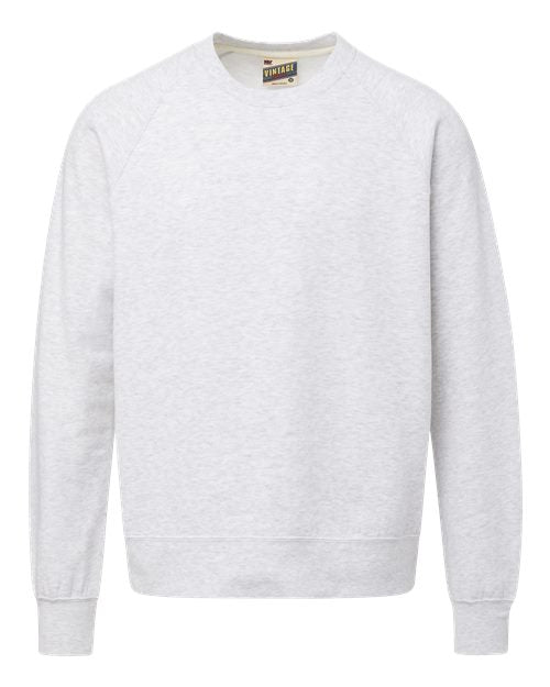 Men's Vintage Fleece Raglan Crewneck Sweatshirt