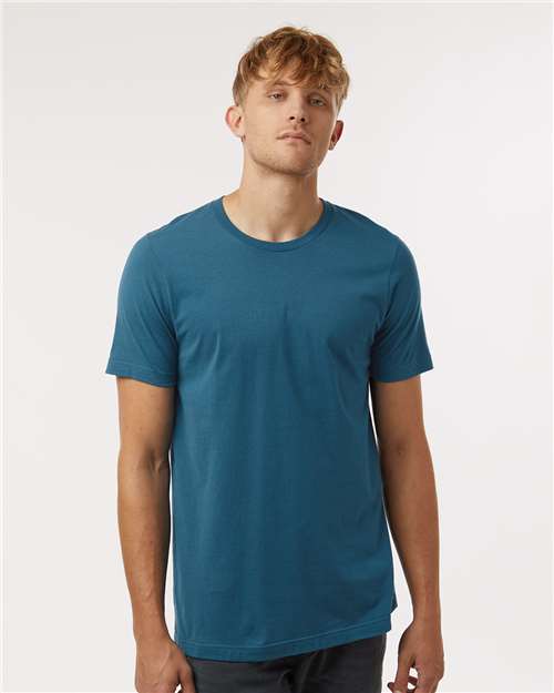 Combed Cotton T-Shirt - Black