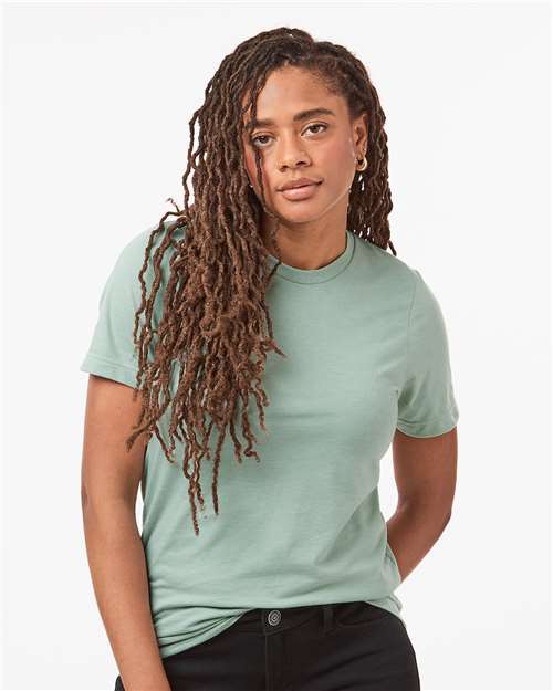 Unisex Combed CVC T-Shirt - Heather Black