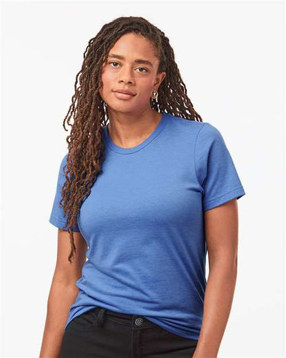 Unisex Combed CVC T-Shirt - Heather Black
