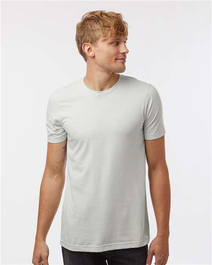 Unisex Combed CVC T-Shirt - Heather Black