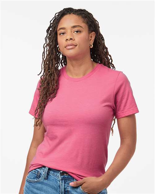 Unisex Combed CVC T-Shirt - Heather Black