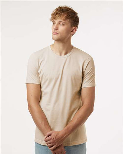 Unisex Combed CVC T-Shirt - Heather Black