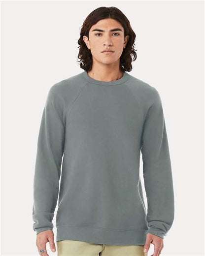 Unisex Sponge Fleece Raglan Crewneck Sweatshirt
