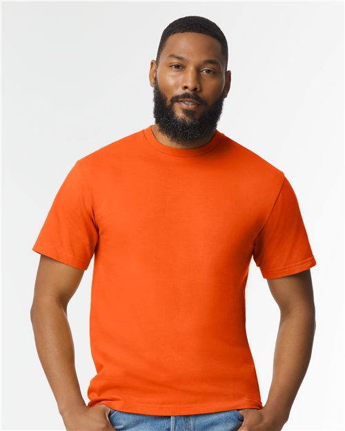 Unisex Softstyle® Midweight T-Shirt - Brown Savana
