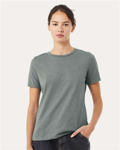BELLA + CANVAS Women’s Relaxed Fit Heather CVC Tee 6400CVC