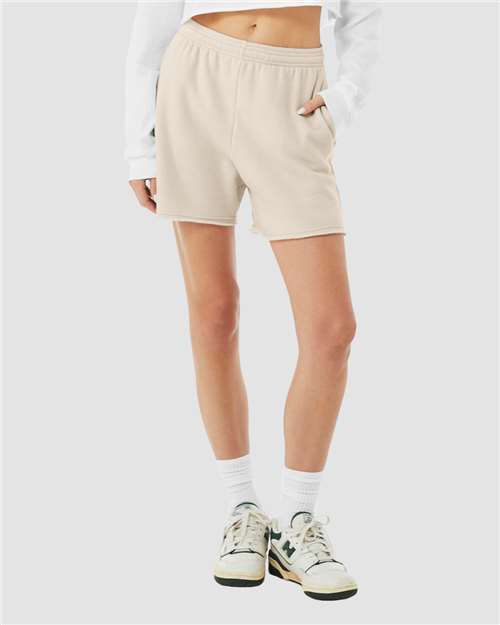 BELLA + CANVAS Women's Cutoff Fleece Shorts 3787