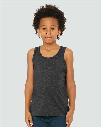 BELLA + CANVAS Youth Heather CVC Tank 3480YCVC