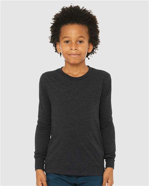 BELLA + CANVAS Youth Triblend Long Sleeve Tee 3513Y