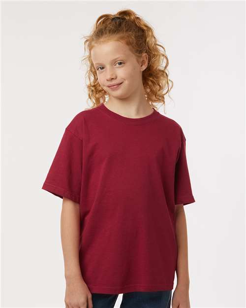 Youth Gold Soft Touch T-Shirt - Athletic Grey