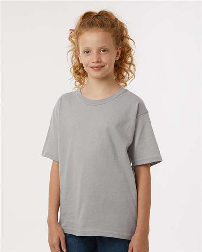 Youth Gold Soft Touch T-Shirt - Athletic Grey