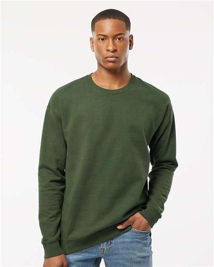 Unisex Fleece Crewneck Sweatshirt - Black