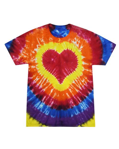 Unisex Shapes Tie-Dyed T-Shirt