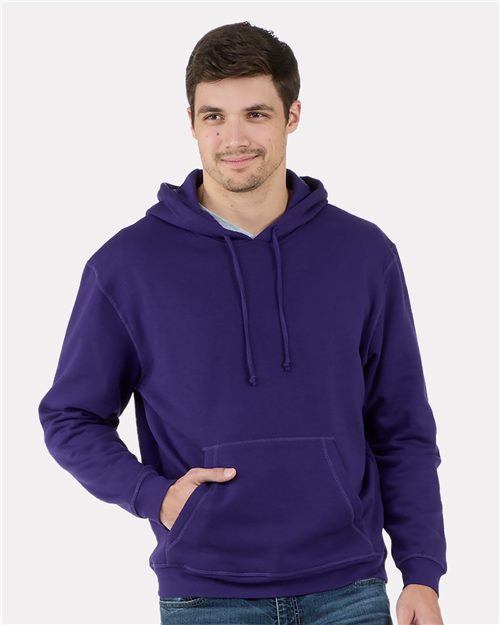 Unisex Fleece Hooded Sweatshirt - Black