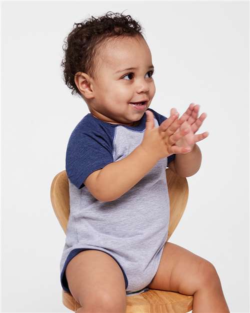 Infant Baseball Fine Jersey Bodysuit