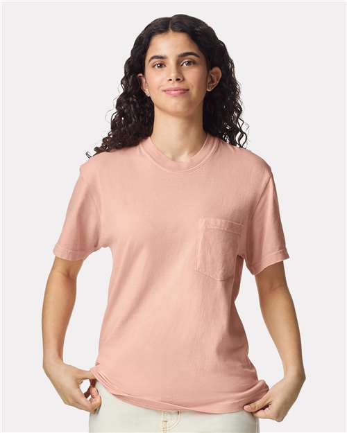 Comfort Colors Unisex Garment-Dyed Heavyweight Pocket T-Shirt 6030